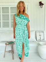 Zia Wrap Skirt- Mint Spritz