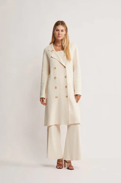 Tranquility Knit Coat-Ivory ~ Ministry of Style
