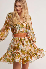 Abstract Botanica Mini Dress ~ Ministry of Style