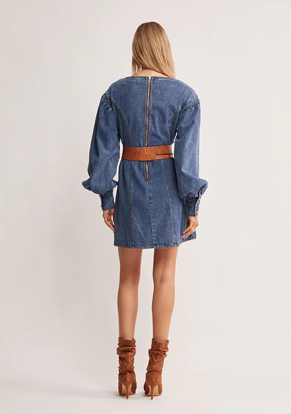 Waterlily Denim Mini Dress  ~ Ministry of Style