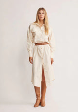 Wanderer Midi Dress ~ MOS the label