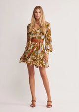 Abstract Botanica Mini Dress ~ MOS the label