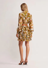 Abstract Botanica Mini Dress ~ MOS the label