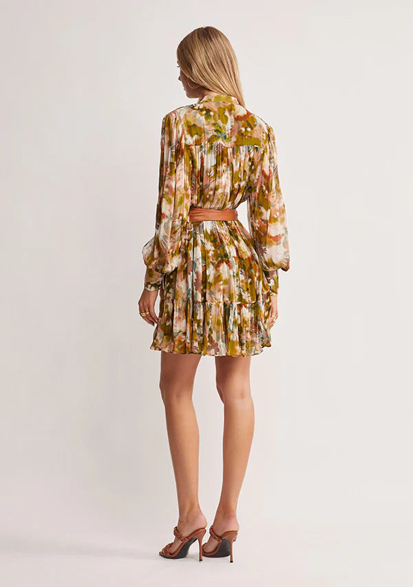 Abstract Botanica Mini Dress ~ MOS the label