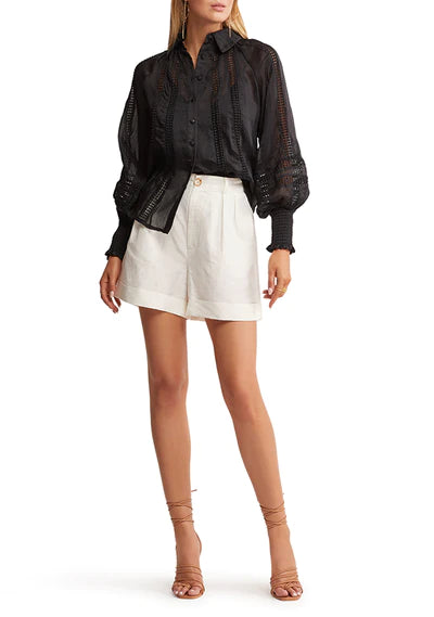 Summer Rays Blouse -Black  ~ MOS the label