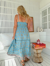 Heidi Midi Dress - Laguna Fleur