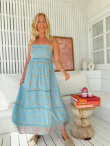 Heidi Midi Dress - Laguna Fleur