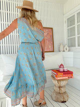 Vela Skirt - Laguna Fleur