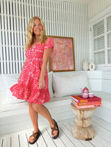 Carmen Mini Dress - Hibisca