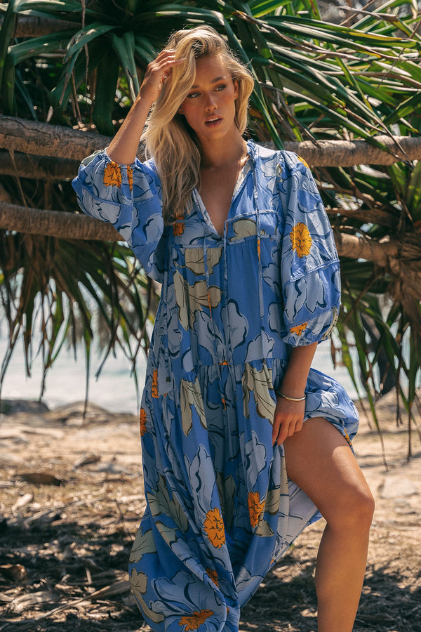 Loretta Maxi Dress - Blue Bell