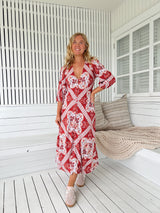 Lenni Midi Dress - Rosa