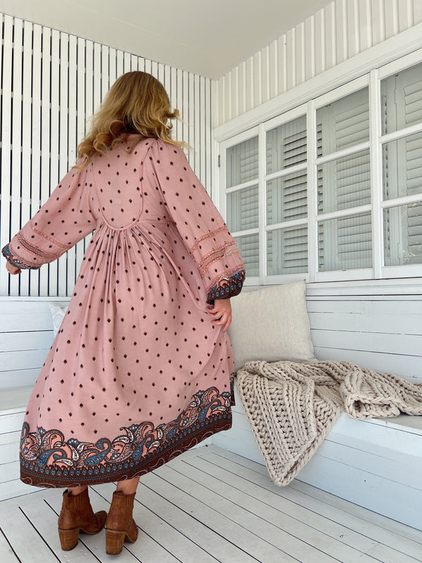 Boheme Lace Midi Dress - Seraphina