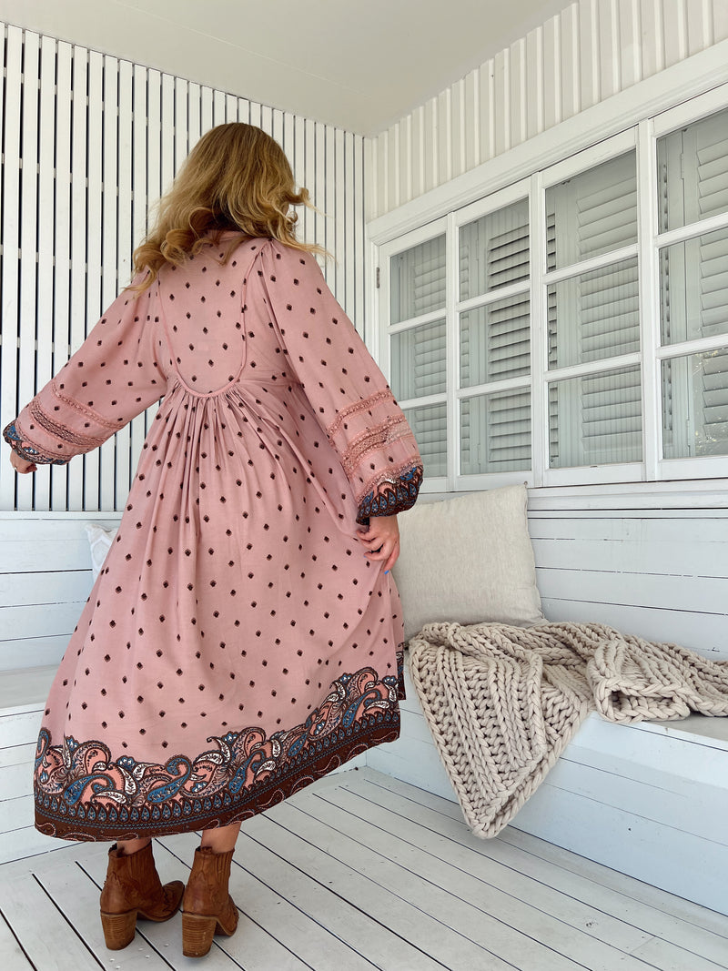 Boheme Lace Midi Dress - Seraphina