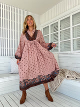 Boheme Lace Midi Dress - Seraphina