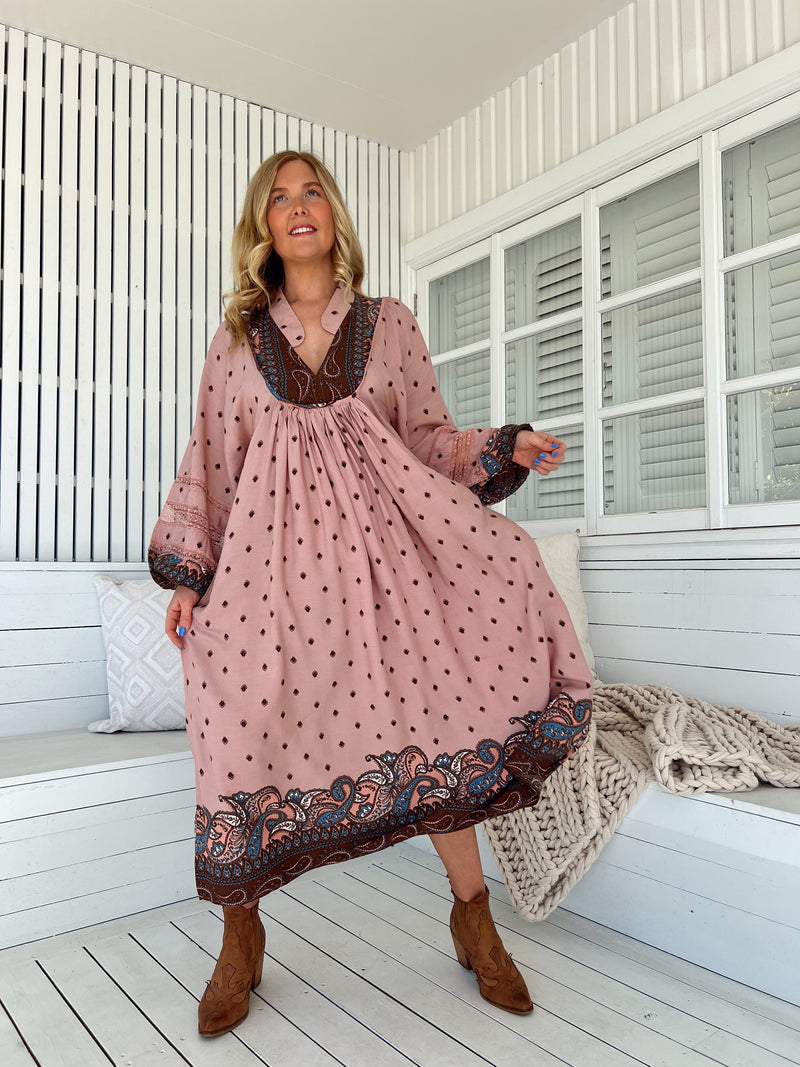 Boheme Lace Midi Dress - Seraphina