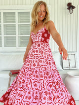 Bea Dress -  Strawberry Spritz