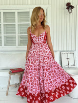 Bea Dress -  Strawberry Spritz
