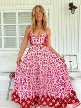 Bea Dress -  Strawberry Spritz