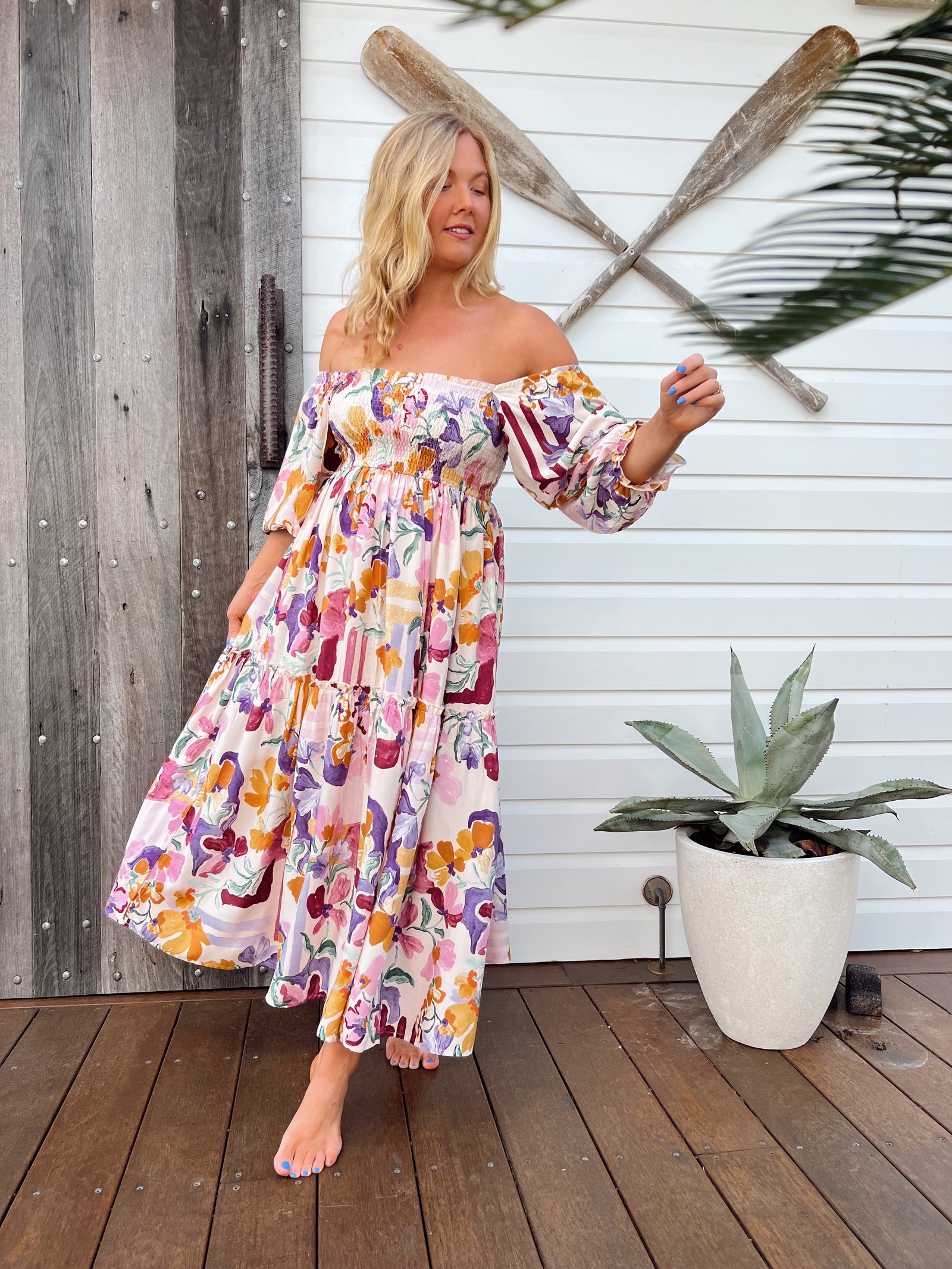 Tulli Midi Dress - Sweet Lilly – Arizonia Rose