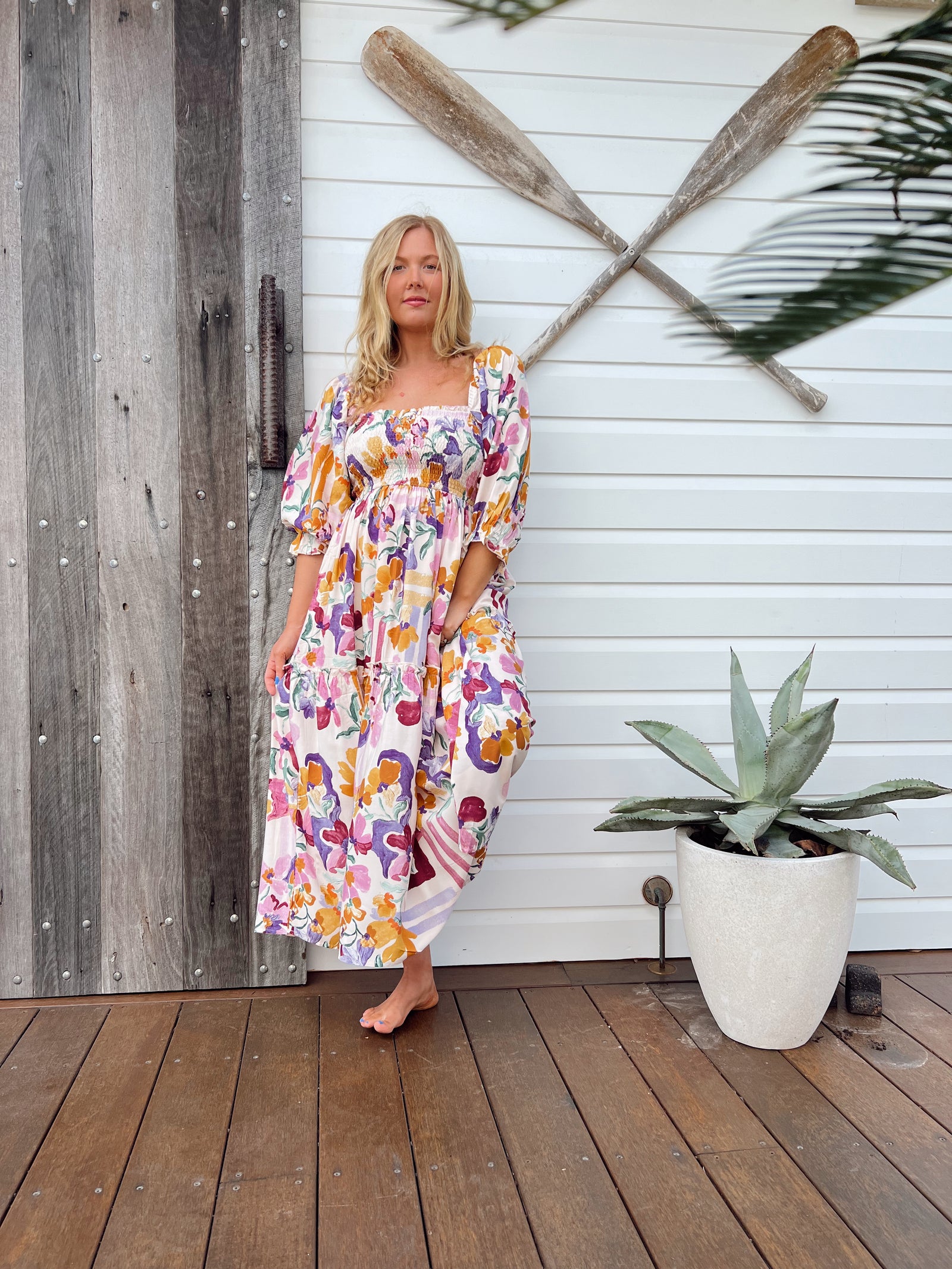 Tulli Midi Dress - Sweet Lilly – Arizonia Rose