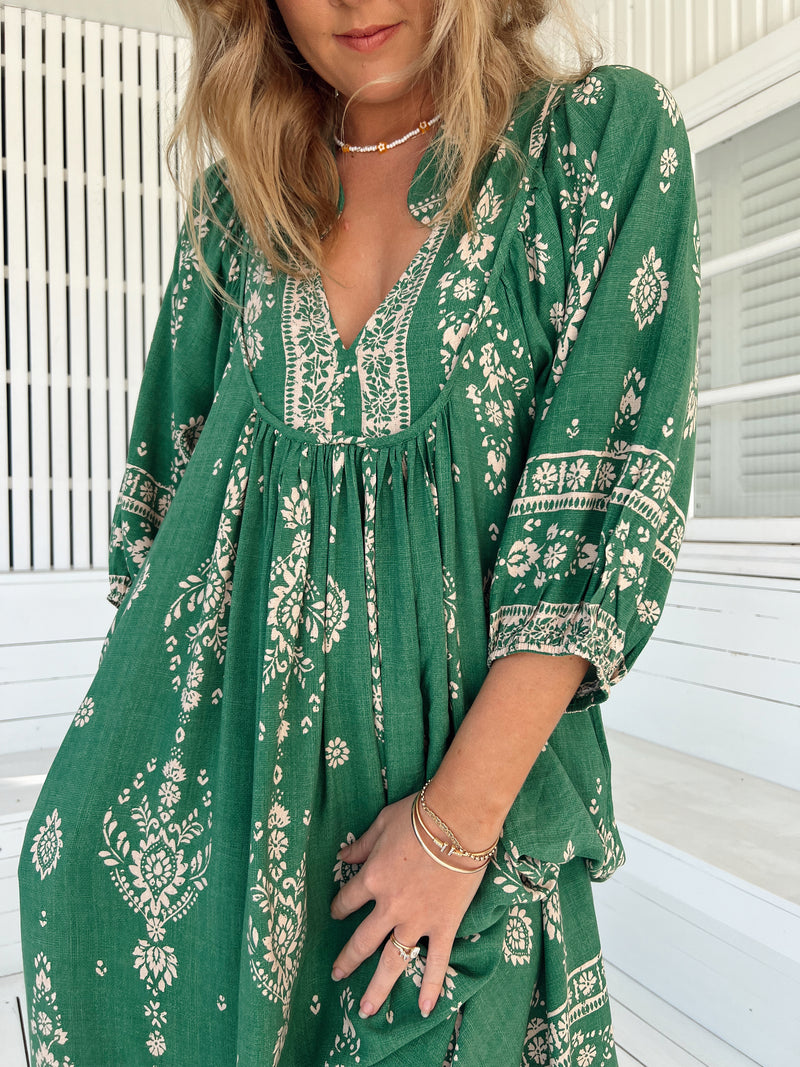 Boheme Midi Dress -  Kiva