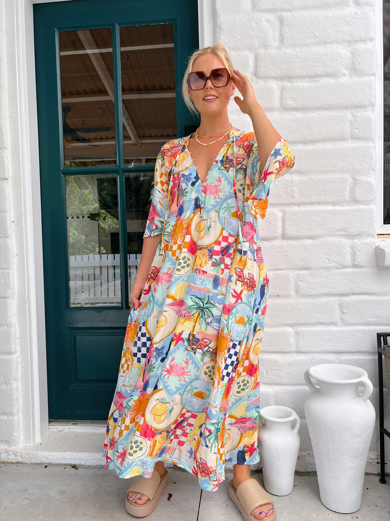 Bree Maxi Dress - Santa Maria