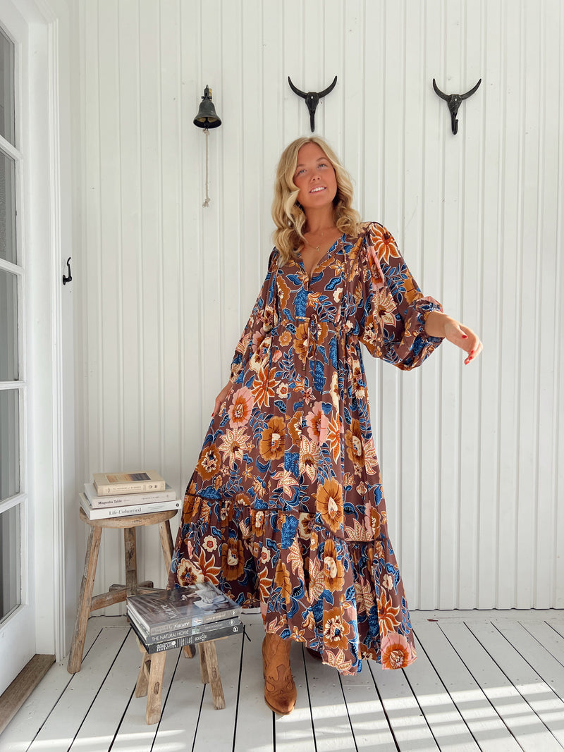 Catalonia Maxi Dress - Tierra