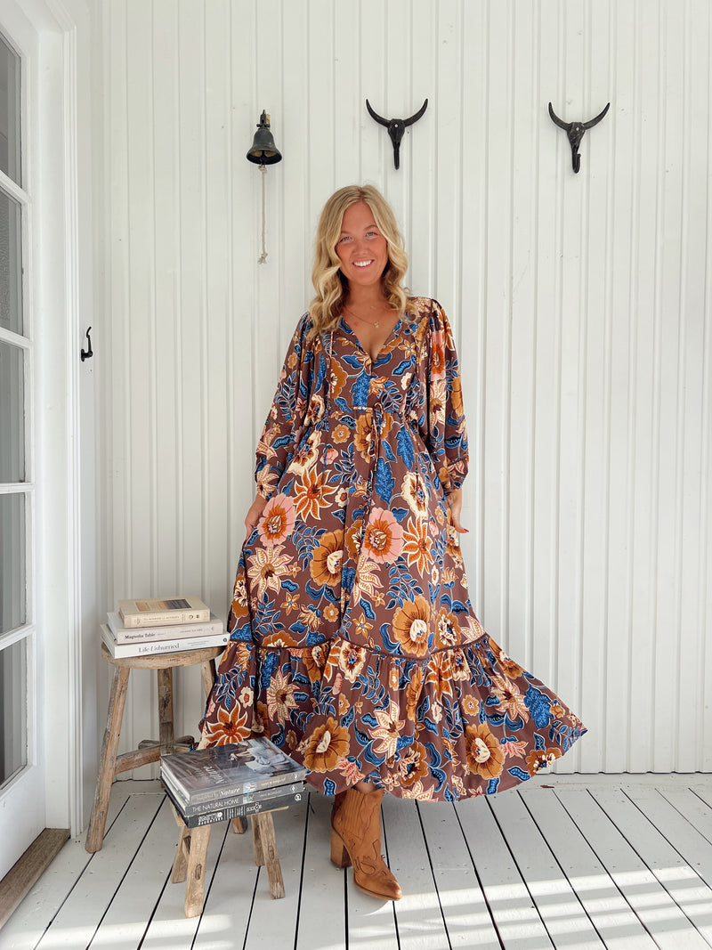 Catalonia Maxi Dress - Tierra
