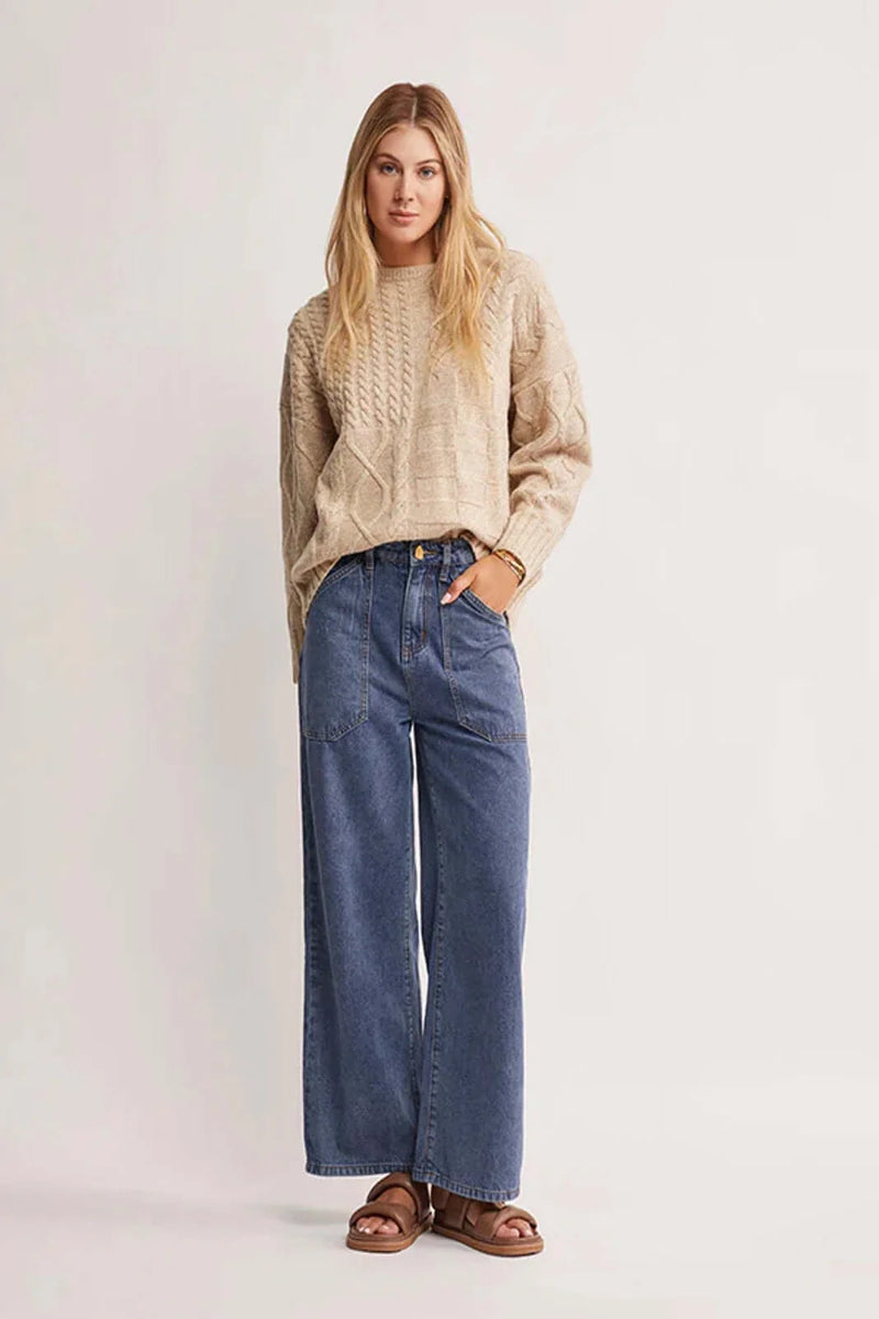 Water Lily Denim Pants ~ Ministry of Style