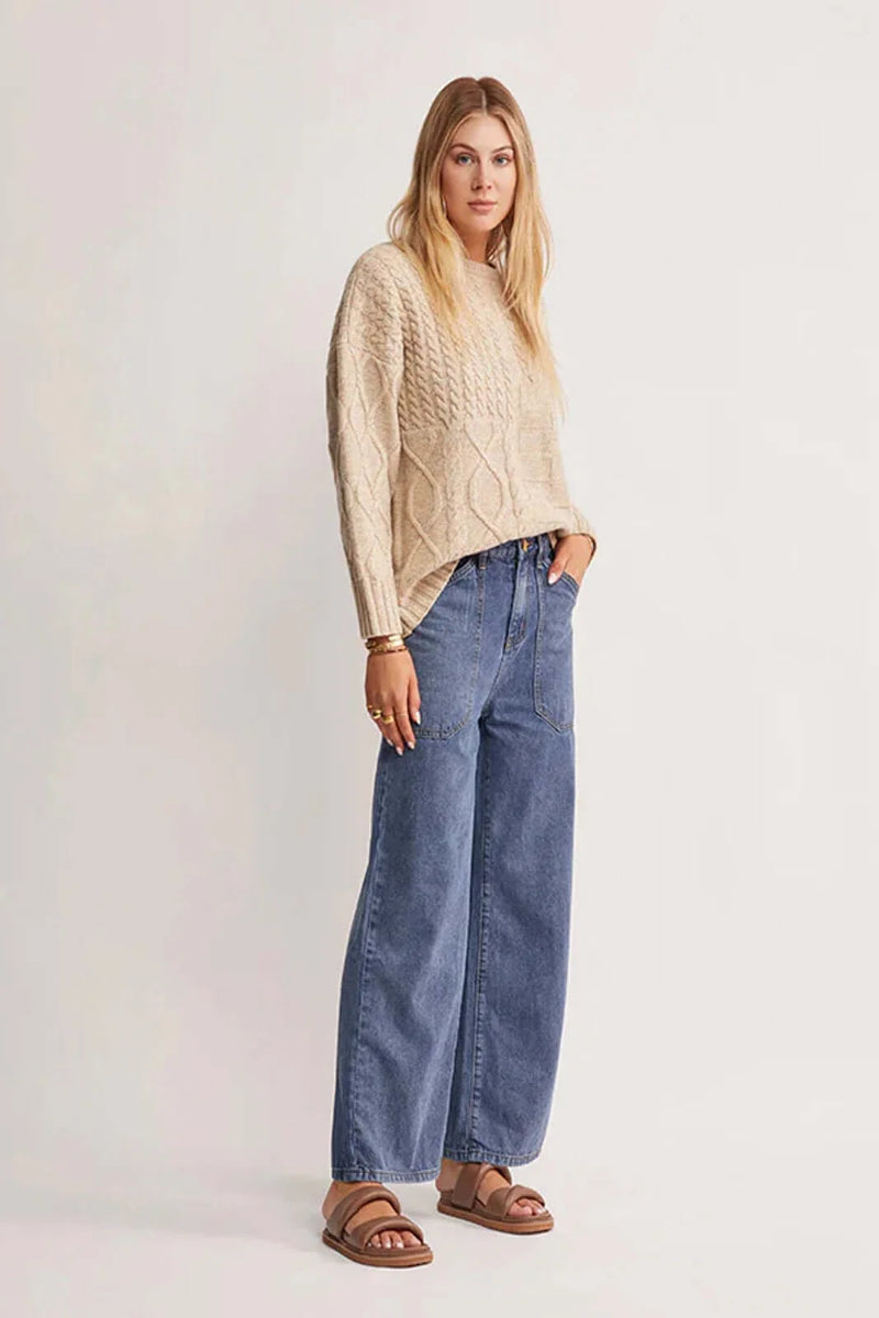 Water Lily Denim Pants ~ Ministry of Style