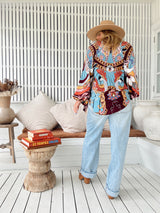 Imogen Blouse - Wild Hearts