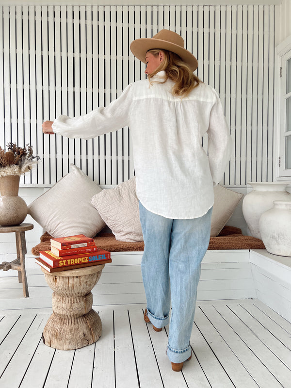 Rhiannon Linen Shirt - Wild Hearts