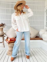Rhiannon Linen Shirt - Wild Hearts