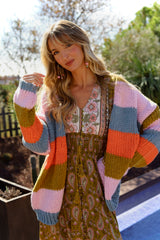 Pastal drift Knit Cardigan - Jaase