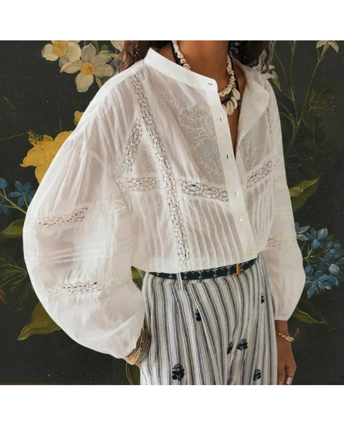 Cecilia Coppola Lace Blouse - Maison Hotel