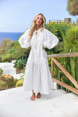 Loretta Maxi Dress - Moon Flower