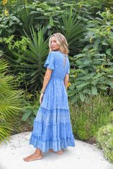 Lolana Maxi Dress - Azure Sky