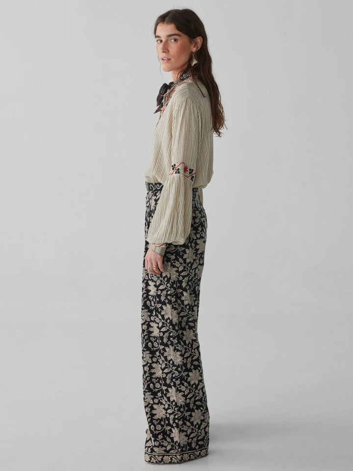 Tina Blouse - Wallflower Stripes - Maison Hotel