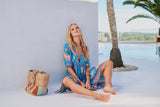 Shorelines Midi Dress - Kiara Print