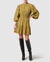 Loom Mini Dress- Olive ~ Ministry of Style