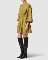 Loom Mini Dress- Olive ~ Ministry of Style