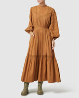 Loom Maxi Dress- Butterscotch ~ MOS