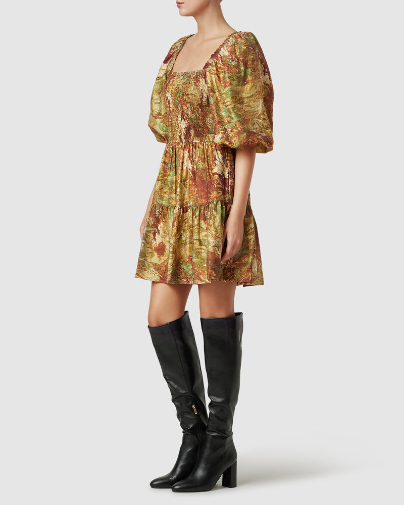 Re-Rooted Nature Mini Dress ~ MOS the label