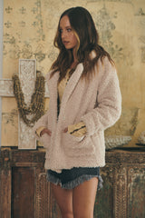 Amor Teddy Coat - Cream