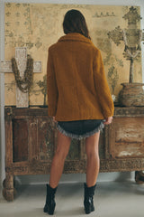 Amor Teddy Coat - Ginger