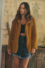 Amor Teddy Coat - Ginger