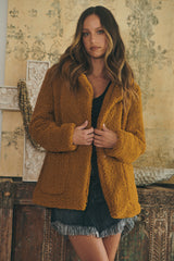 Amor Teddy Coat - Ginger