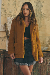 Amor Teddy Coat - Ginger