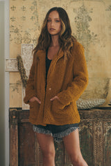 Amor Teddy Coat - Ginger