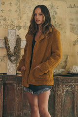 Amor Teddy Coat - Ginger